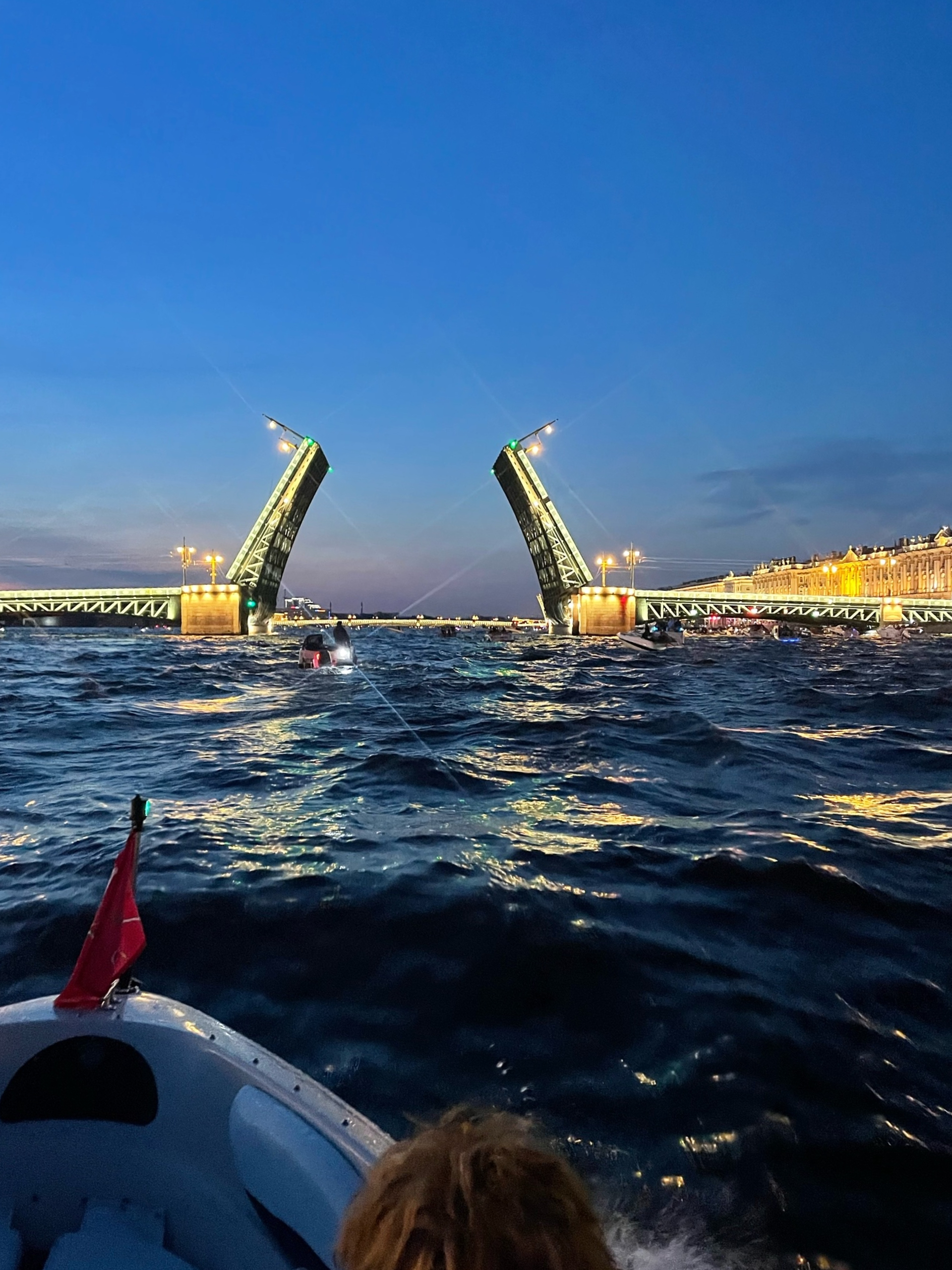 Ночная водная прогулка к самым известным разводным мостам Петербурга