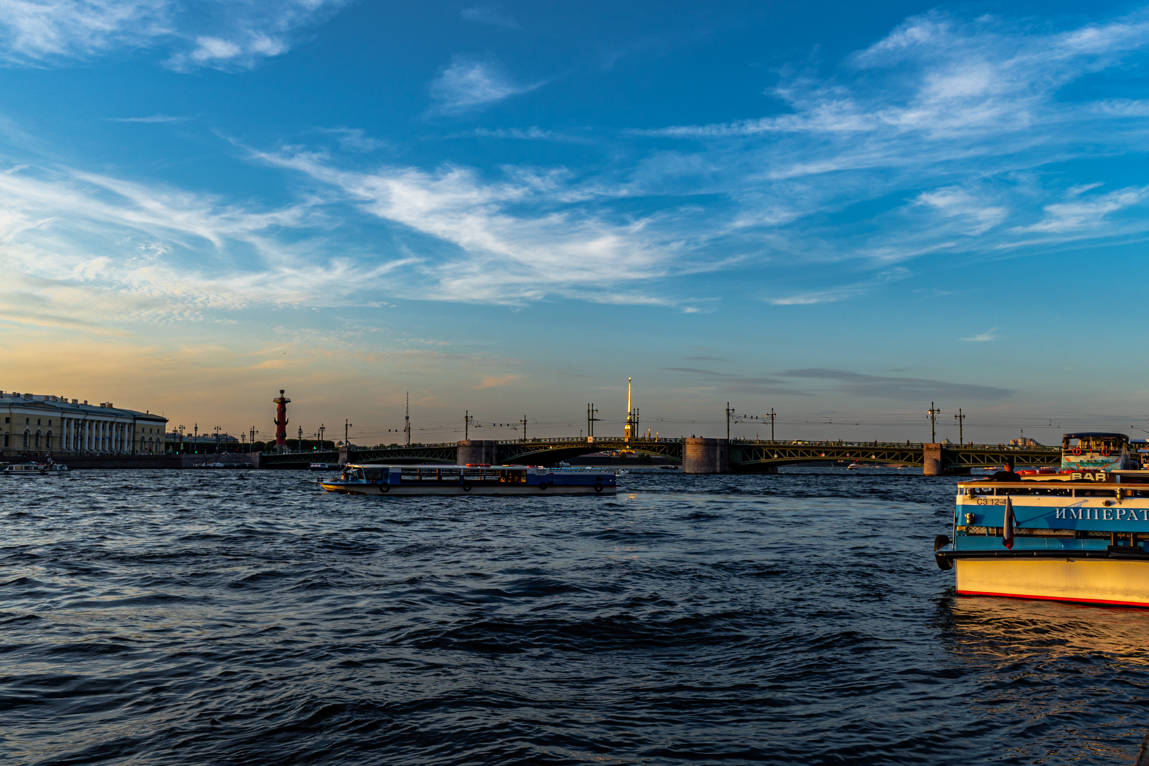 Петербург после заката и разводные мосты
