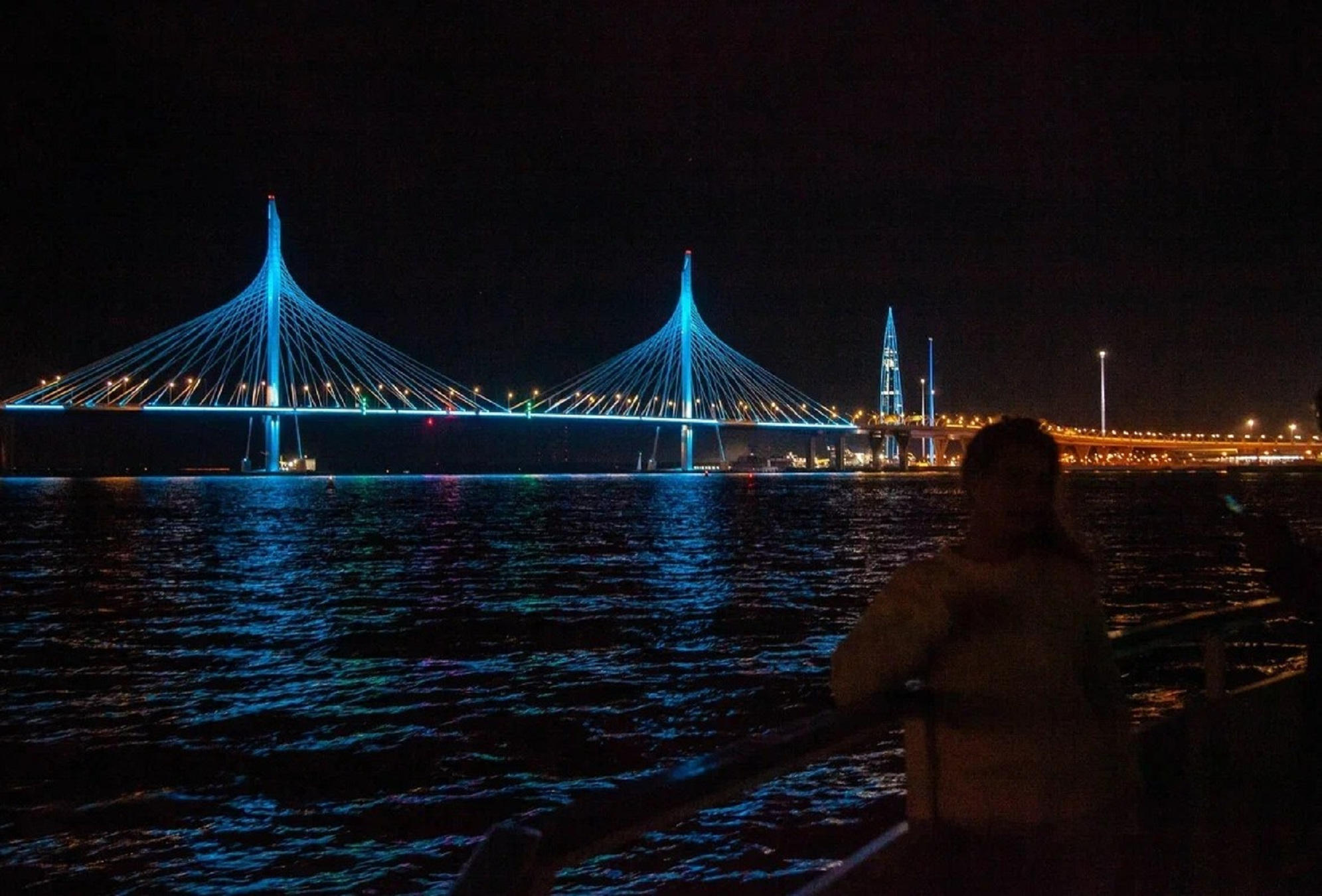 Финский залив и три разводных моста