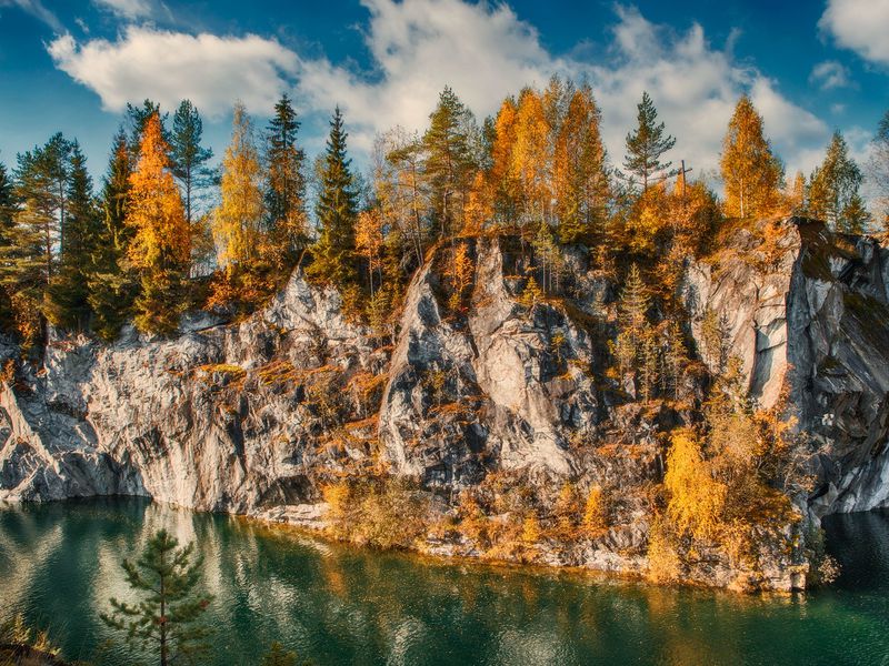 Групповая экскурсия в горный парк Рускеала (12/18)