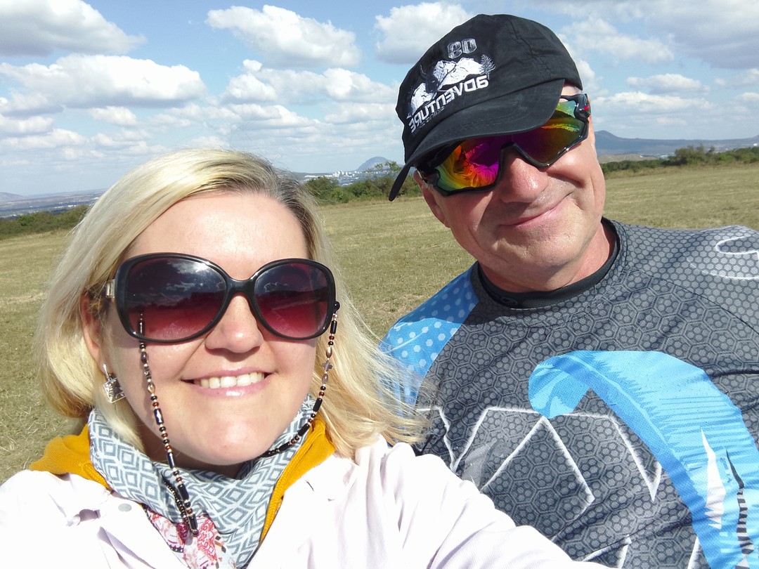 Полёт на параплане над горами (Елена)