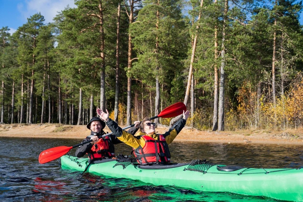 Перезагрузка на озере Лососинское с проживанием в глэмпинге с панорамными окнами (9/13)
