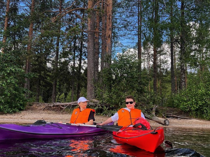Перезагрузка на озере Лососинское с проживанием в глэмпинге с панорамными окнами (13/13)