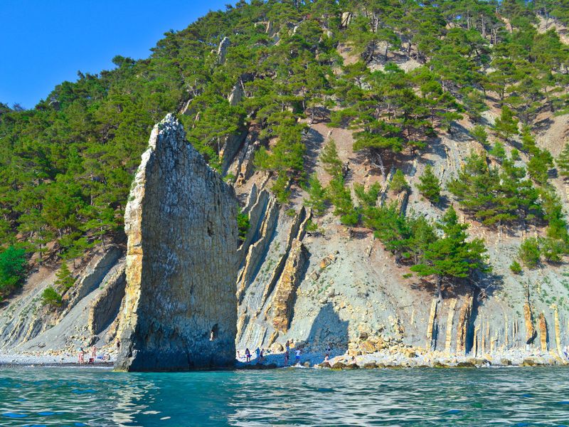 Морская прогулка к скале Парус на теплоходе (8/8)