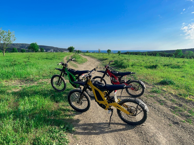 Поездка на озеро Церковное на электробайке Sur-Ron (5/5)