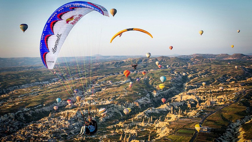 Параглайдинг в Каппадокии