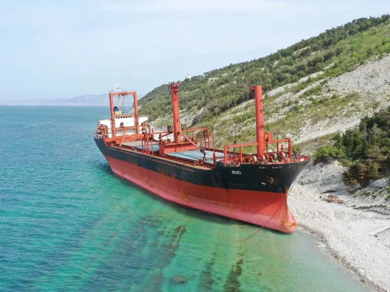 Морская прогулка к сухогрузу РИО (4/9)