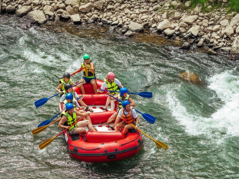 Групповой рафтинг по горной реке Мзымта (5/7)