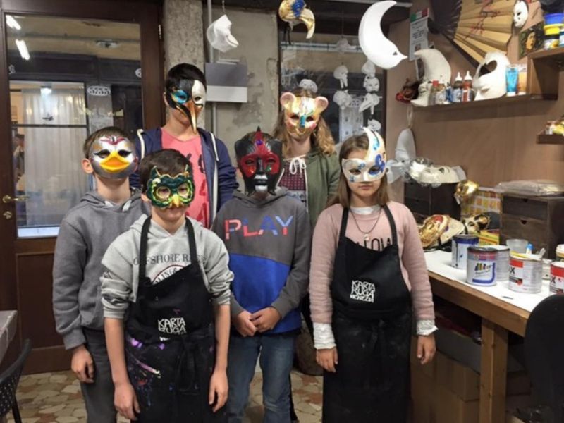 Венецианская маска — мастер-класс для взрослых и детей (7/7)