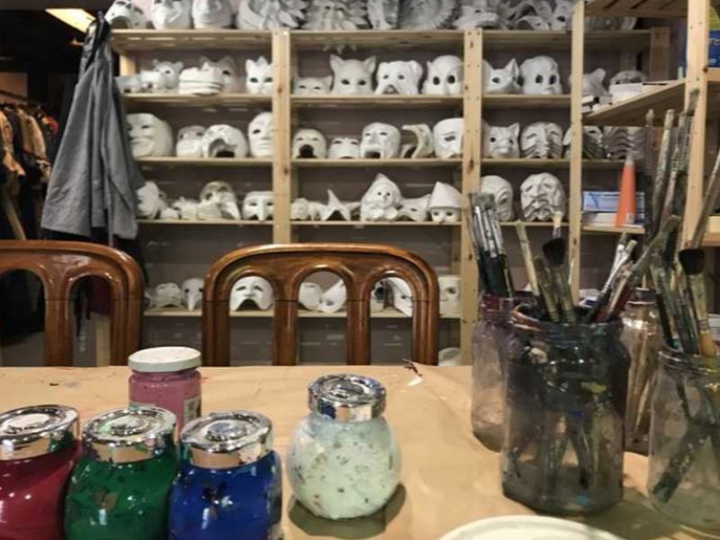 Венецианская маска — мастер-класс для взрослых и детей (4/7)